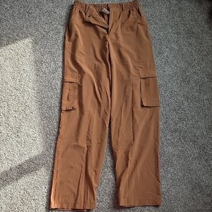 Aerie Women's Brown Cargo Trousers